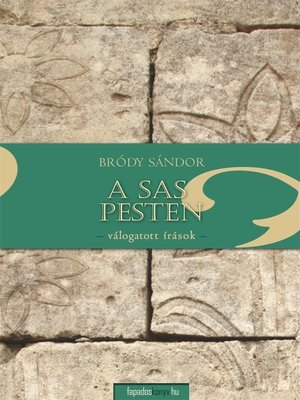 cover image of A sas Pesten